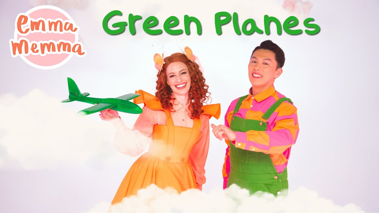 Emma Memma: Green Planes (Auslan) | Music & Dance for Kids #EmmaMemma