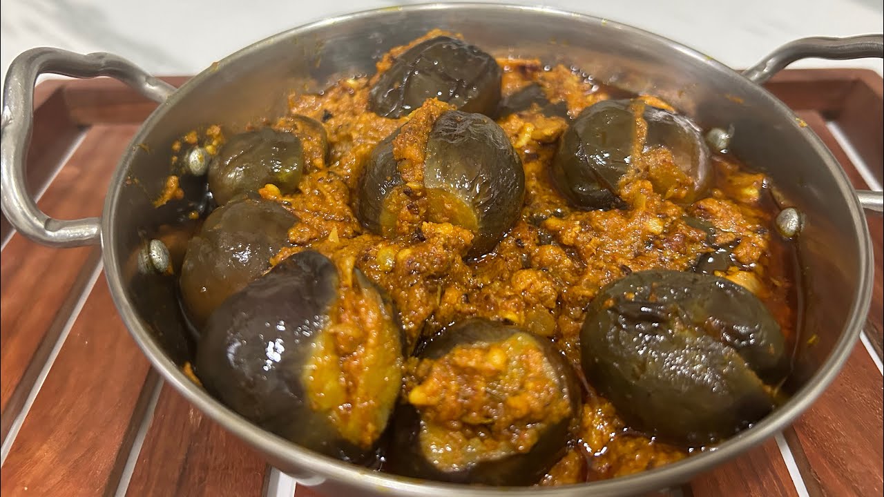 Dahi vale bharwan baingan..5 mins in cooker#recipe #food #indianrecipe #cooking