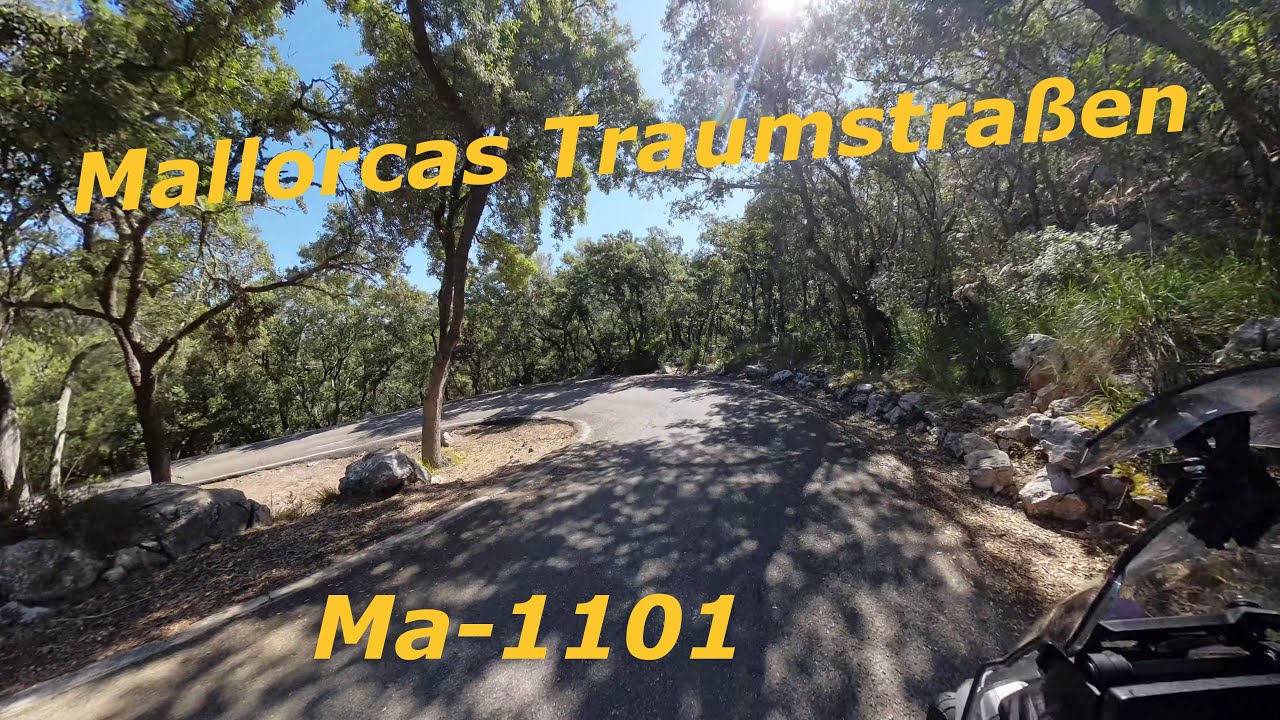 Mallorca Motorrad : VOGE DS 900 X,  Ma-1032, Puigpunyent - Esporles, uncut 4k