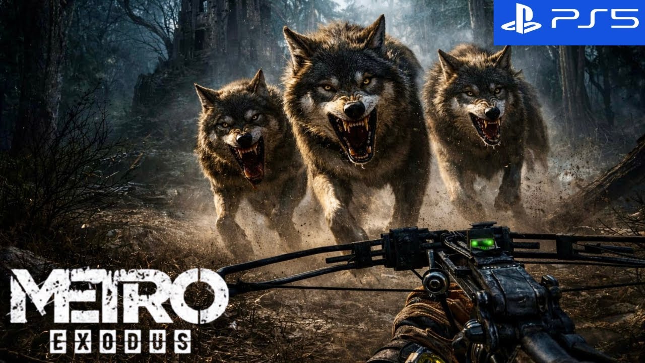 (PS5) METRO EXODUS | Vilarejo de Lobos e Saqueadores    4k 60 FPS FULL HD