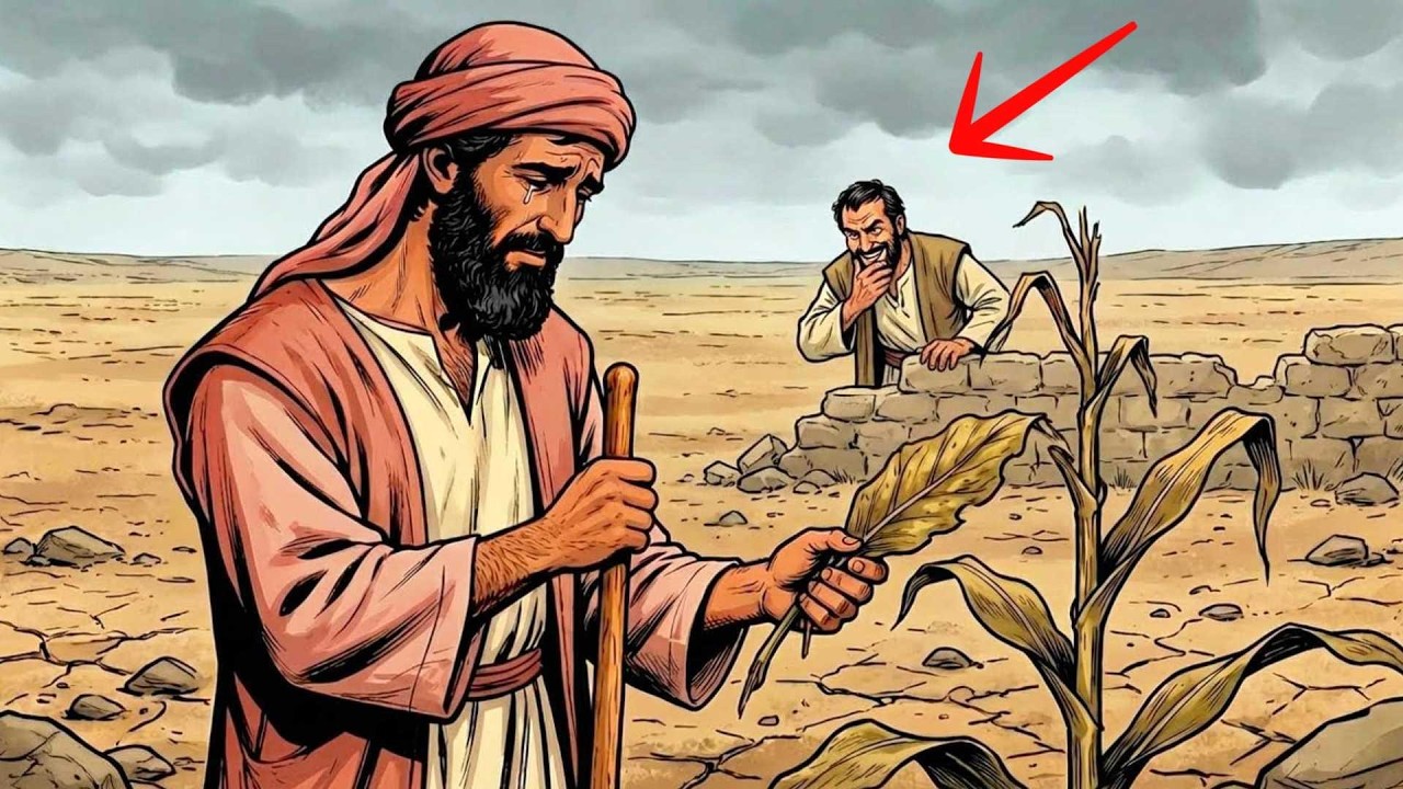 حكاية الفلاح الفقير الذي أهانه جاره وسخر منه فألهمه الله رزقا من ذهب.
