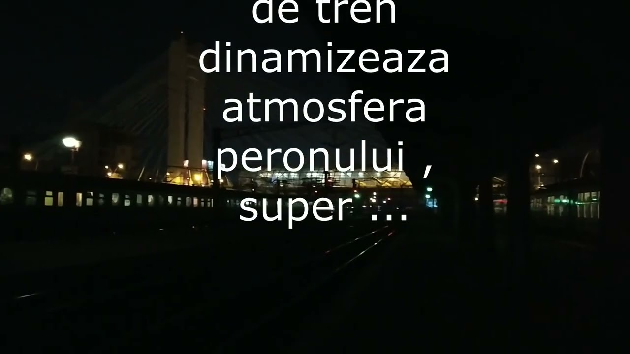Mirajul peronului bucurestean / dec.2023