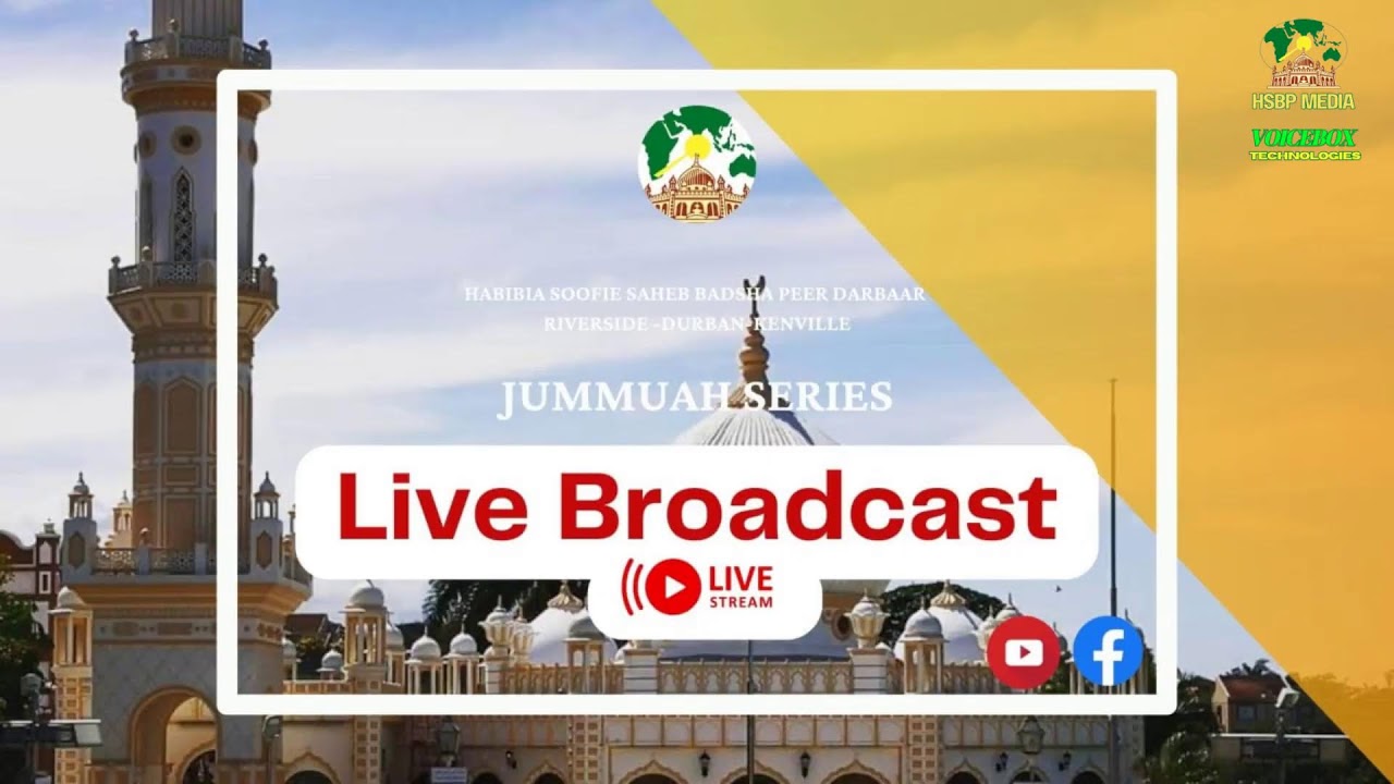 Live Jummuah Broadcast 09/01/2026