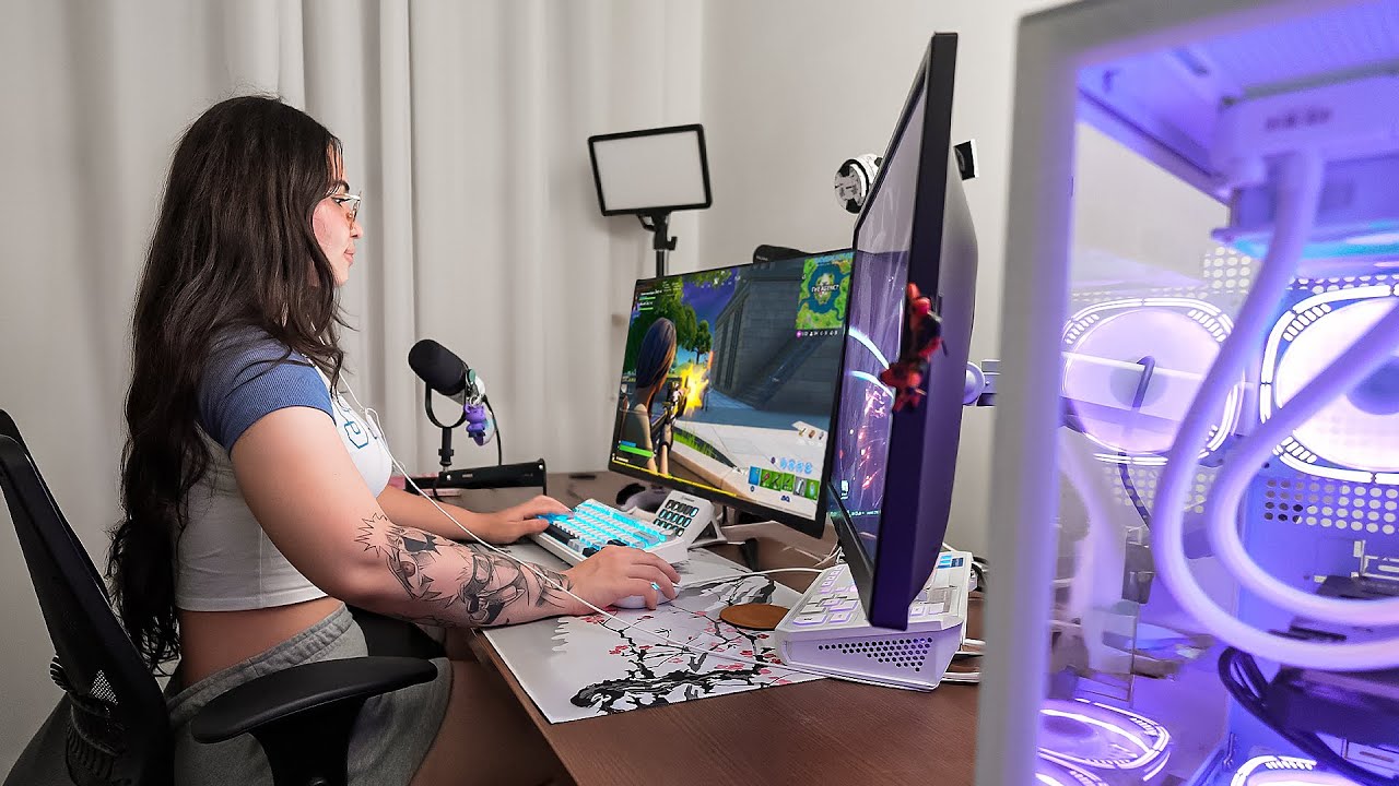 streamer em uma noite de folga