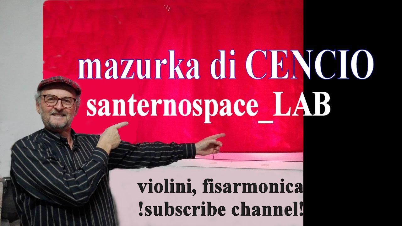 Mazurka di Cencio, dalla collana Santernospacelab , italian 