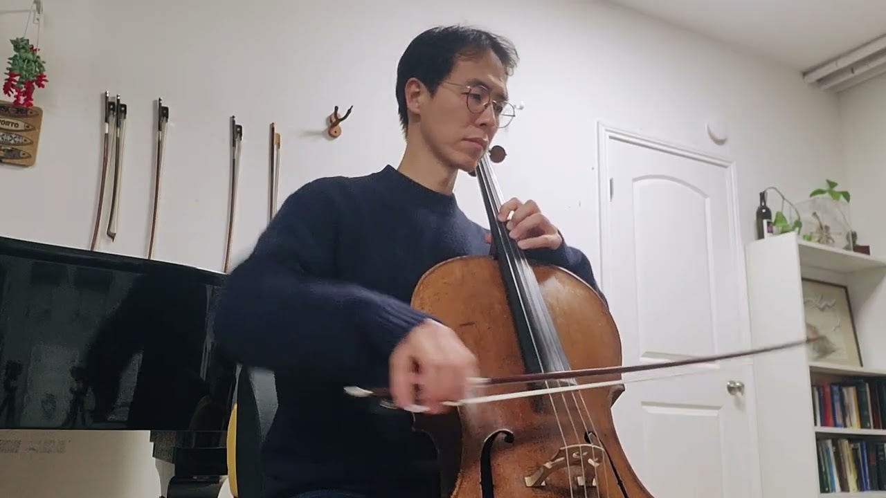 No.15 from 18 etudes, op.120 by Dotzauer | [127/1,000] 1,000 Solo Piece Project | august lee