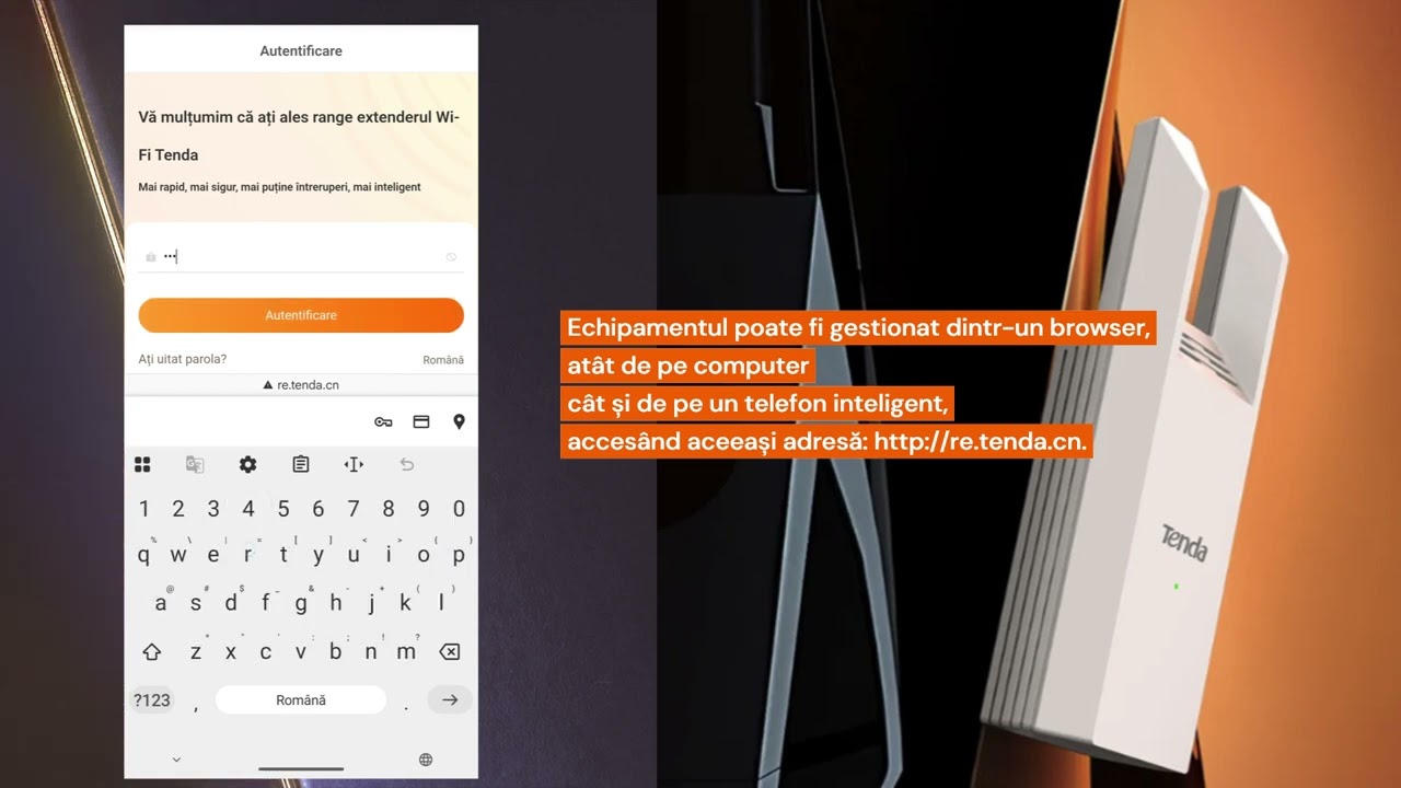 Tenda A18 Pro | Meniurile & opțiunile din interfața web gestionare & Tenda WiFi | Extender AC1200