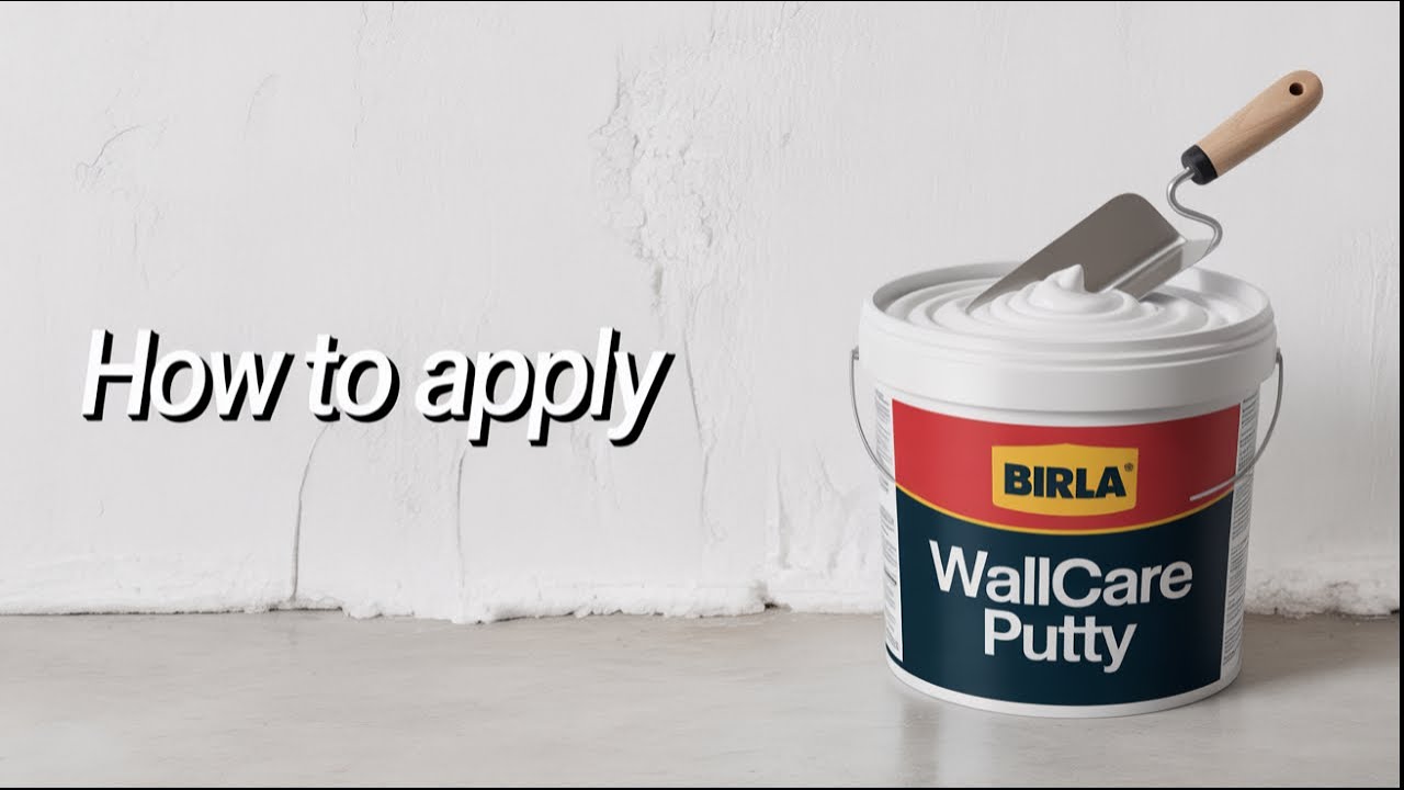 The BEST Way to Apply Wall Putty for a SMOOTH Finish #wallputty