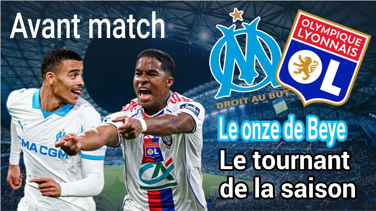 AVANT MATCH ⚽️ OM / OL -  DECISIF ?? Pourquoi l'OM doit absolument gagner !! 