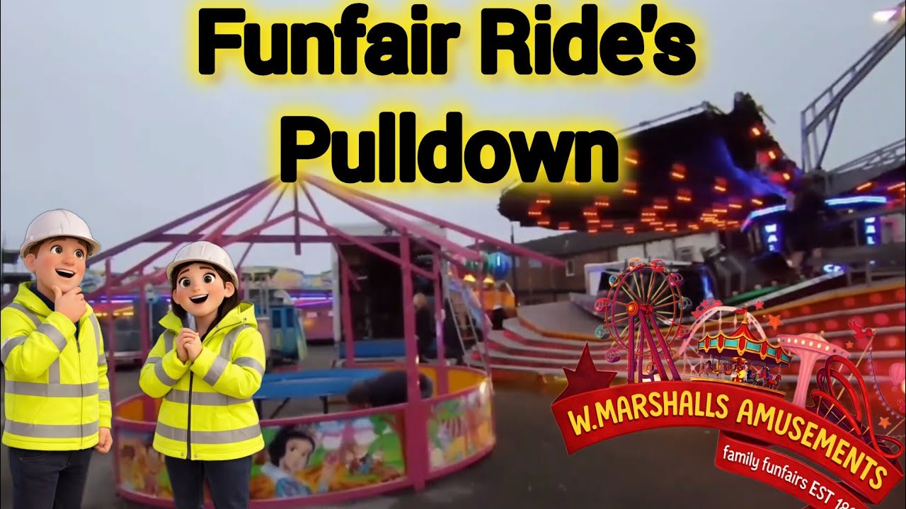 Inside a UK Travelling Funfair: Taking Down the Rides