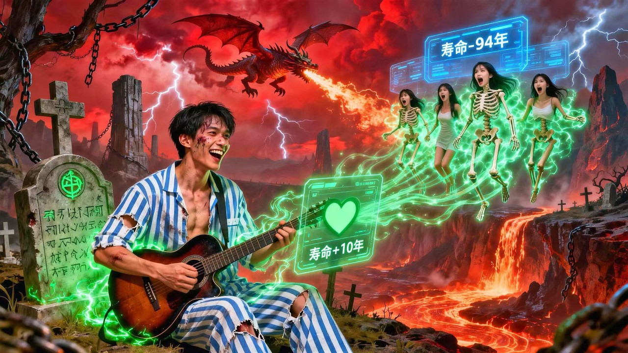 生活過得連狗都不如的男人，被家人拋棄在醫院，覺醒生命竊取系統，把家人的壽命轉移到自己身上，家人紛紛下跪乞饒！