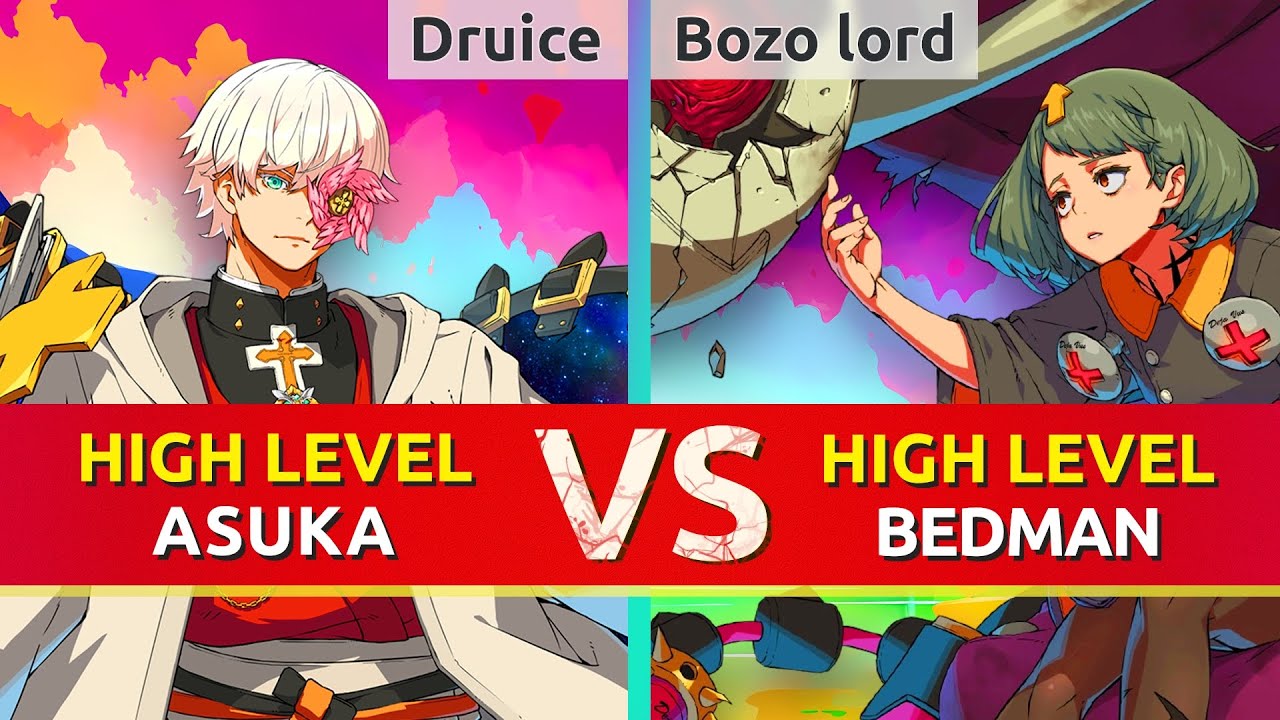 GGST ▰ Druice (Asuka) vs Bozo lord (Bedman). Guilty Gear Strive High Level Gameplay