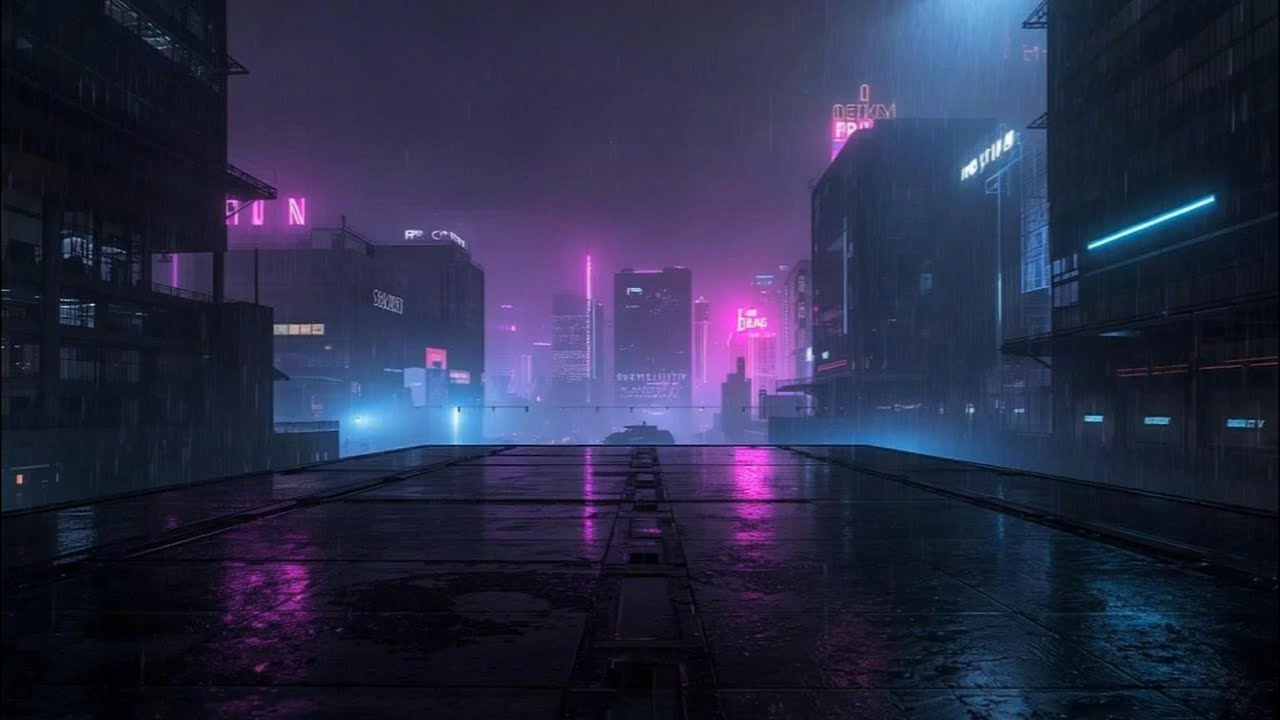 Entre o Neon e o Vazio  Dark Lo fi para Madrugada