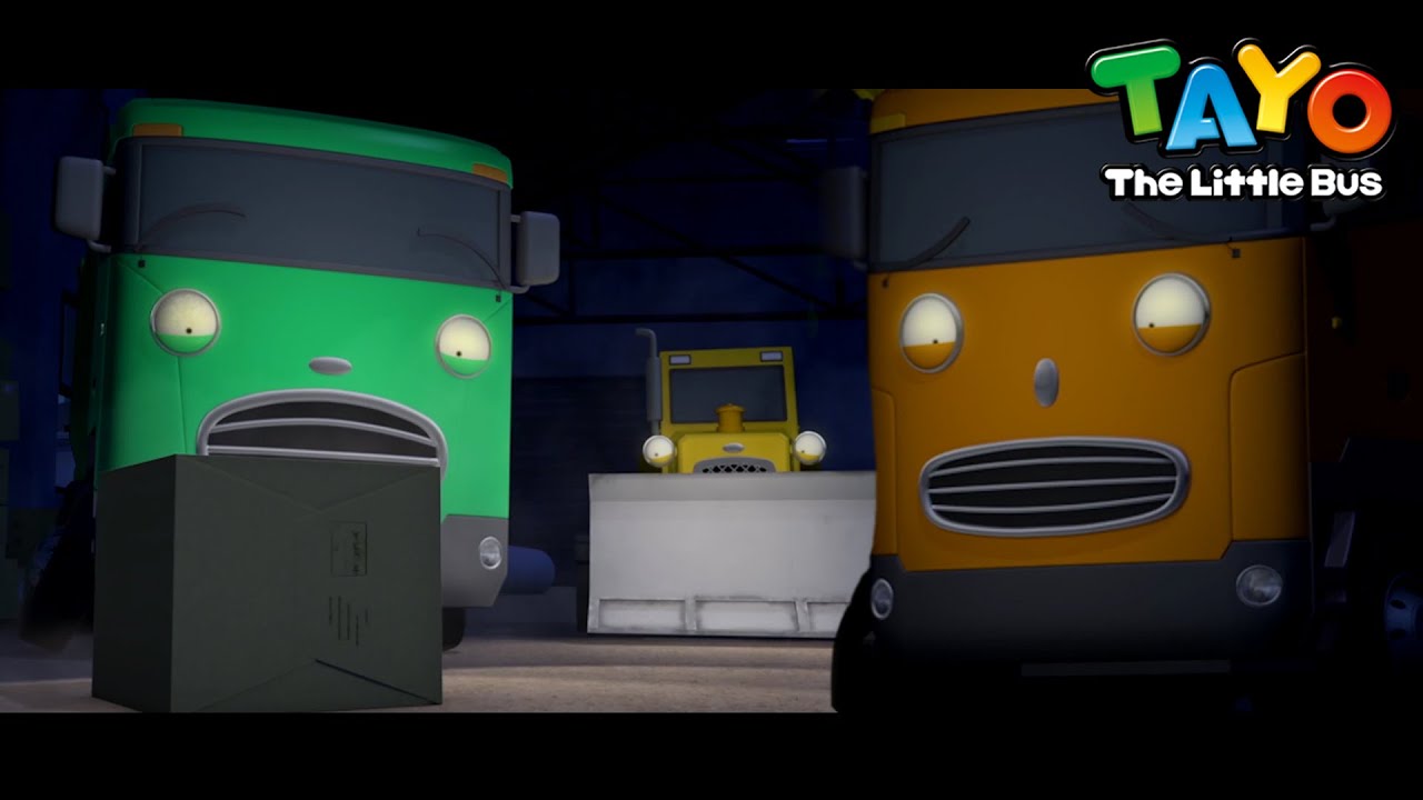 Tayo Bahasa Indonesia Alat-Alat Berat yang Kuat Spesial l Malam yang Menakutkan l Tayo Bus Kecil