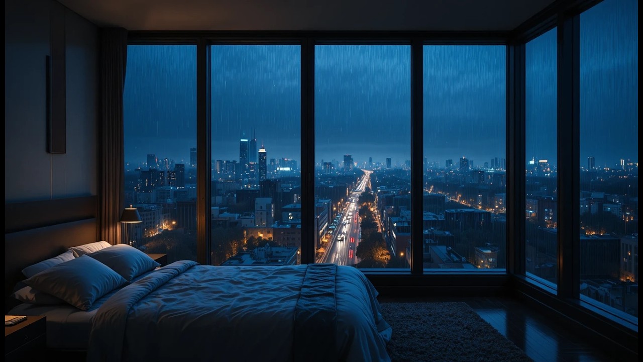 Rain Sounds for Sleeping 🌧️ 99% Instantly Fall Asleep with Calm Night Rain Ambience