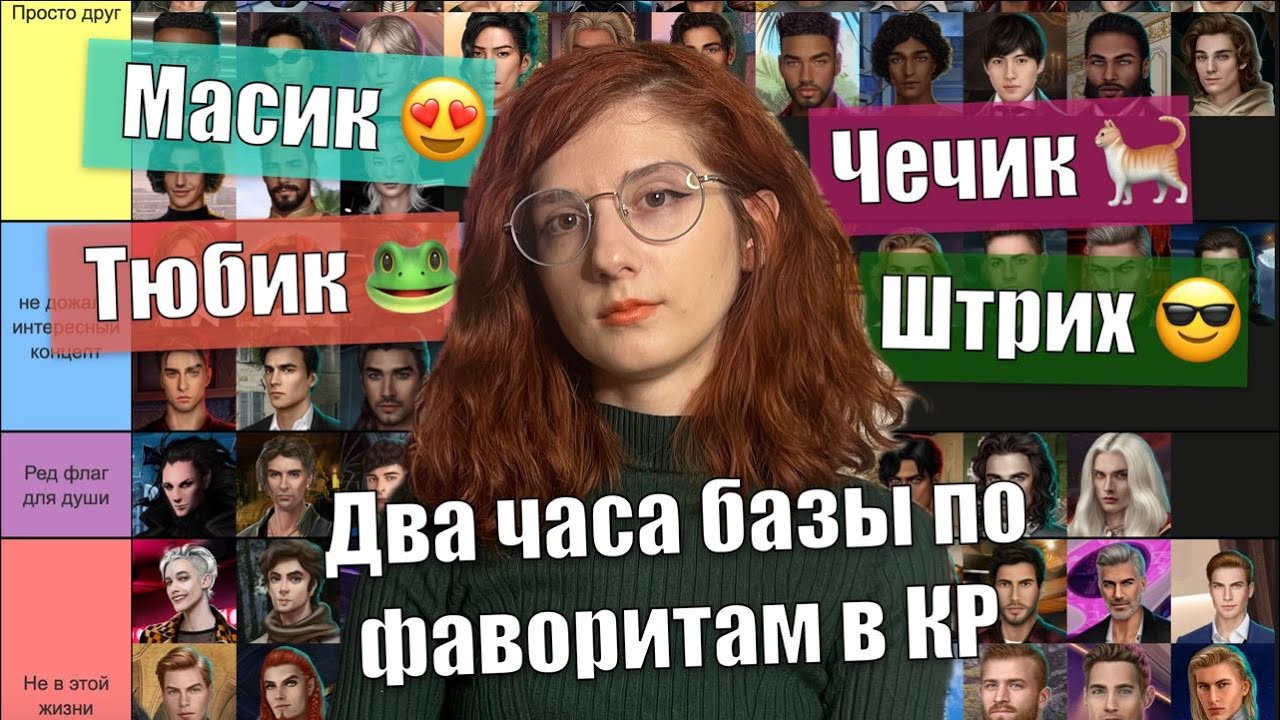 🤍ТИР-ЛИСТ МУЖСКИХ ВЕТОК КЛУБА РОМАНТИКИ🤍