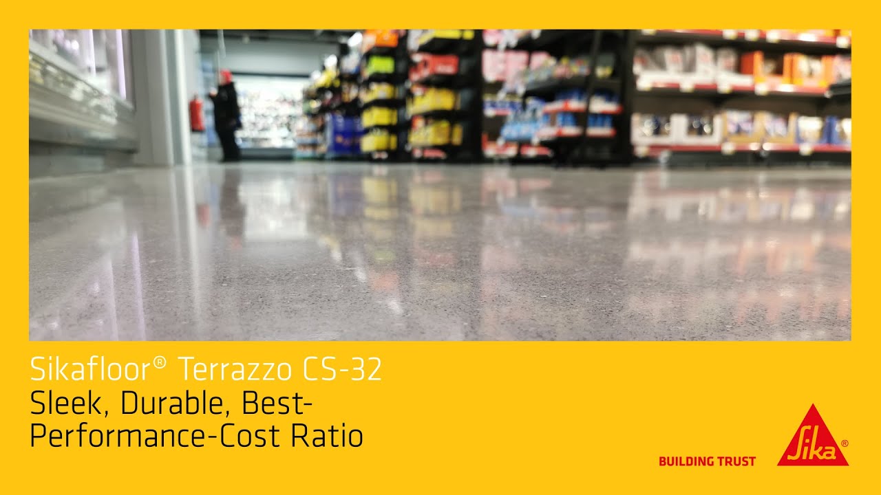 Sikafloor® Terrazzo CS-32 dry shake terrazzo flooring system