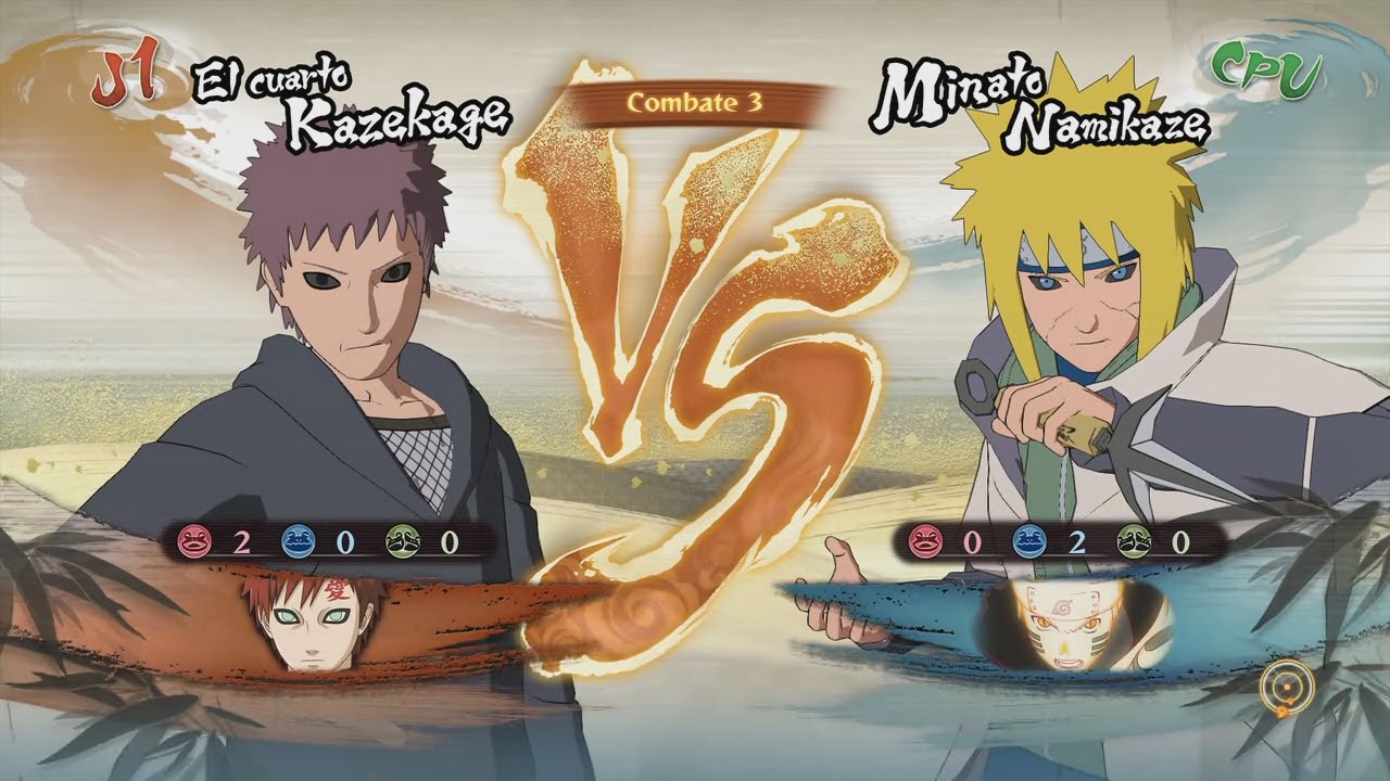 Rasa (Edo Kazekage), Gaara VS Minato Namikaze, Naruto Uzumaki - Naruto Storm 4
