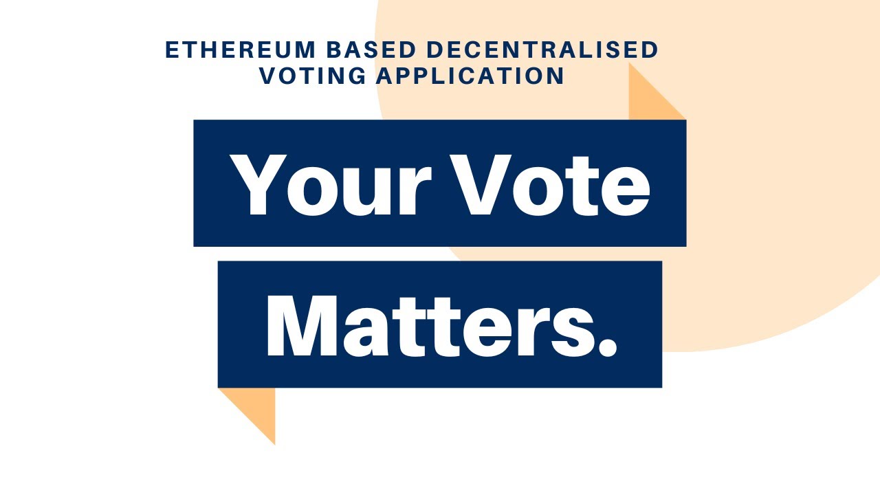 Demo Video: Ethereum Based Decentralized Voting Platform