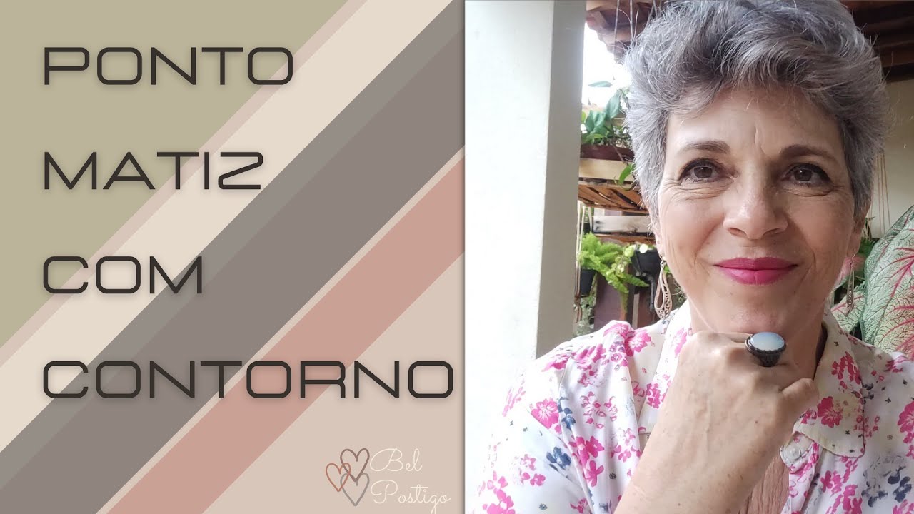 COMO FAZER O PONTO MATIZ COM CONTORNO | PINTURA DE AGULHA E DICAS PARA FAZER CURVAS