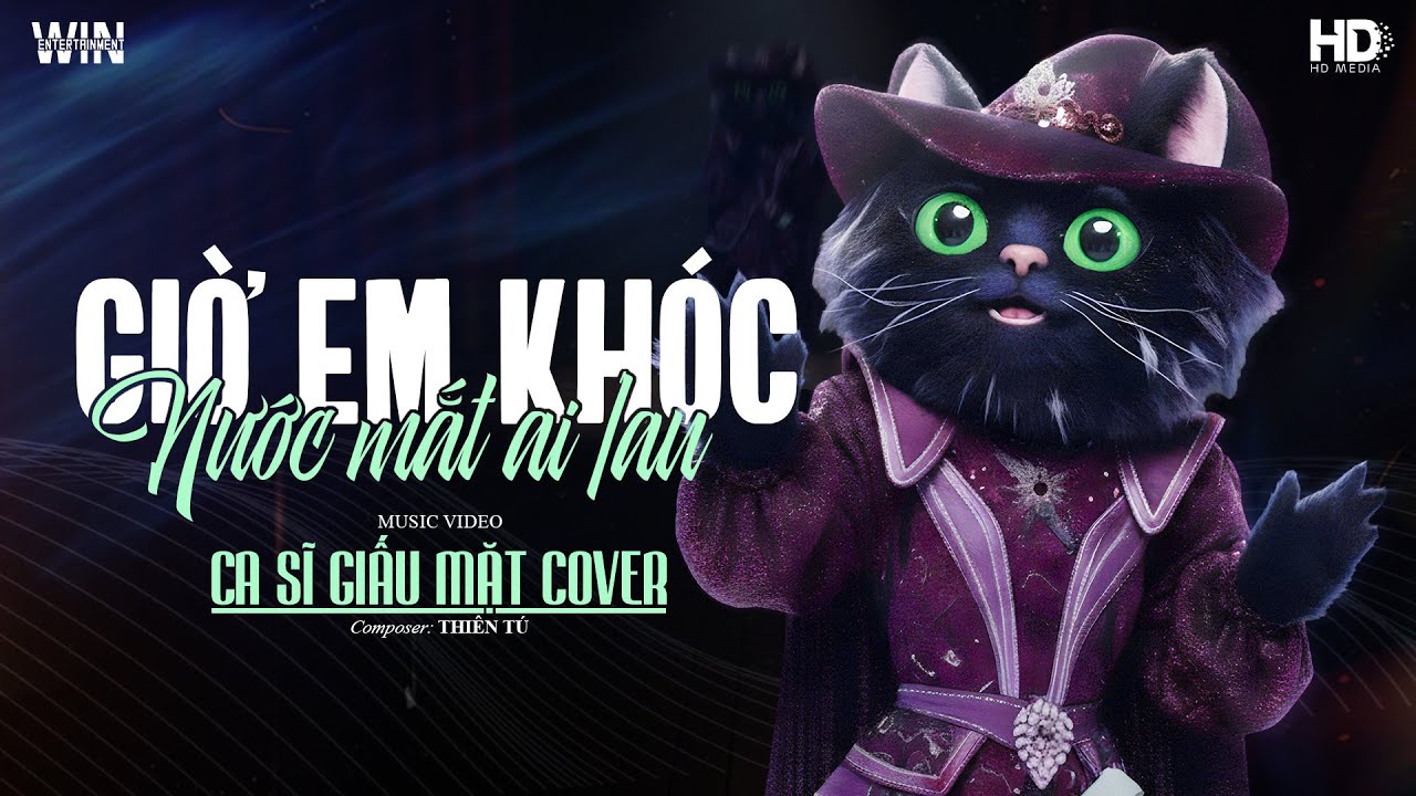 GIỜ EM KHÓC NƯỚC MẮT AI LAU - THIÊN TÚ | CA SĨ GIẤU MẶT COVER | Ngày xưa khóc luôn có anh lau