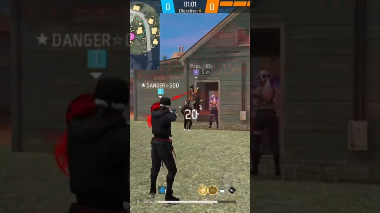 Free Fire CS Rank Best video 😱 Free Fire video 1vs3 