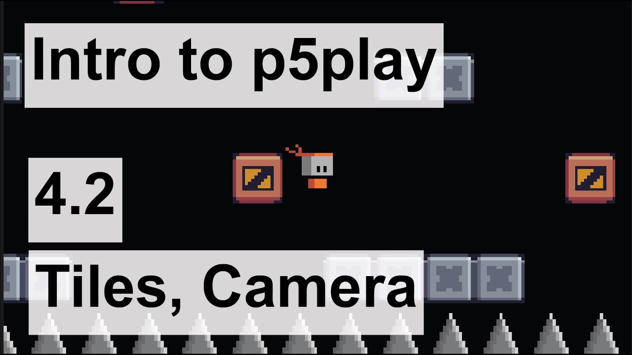 Intro to p5play - 4.2 - Tiles, Camera