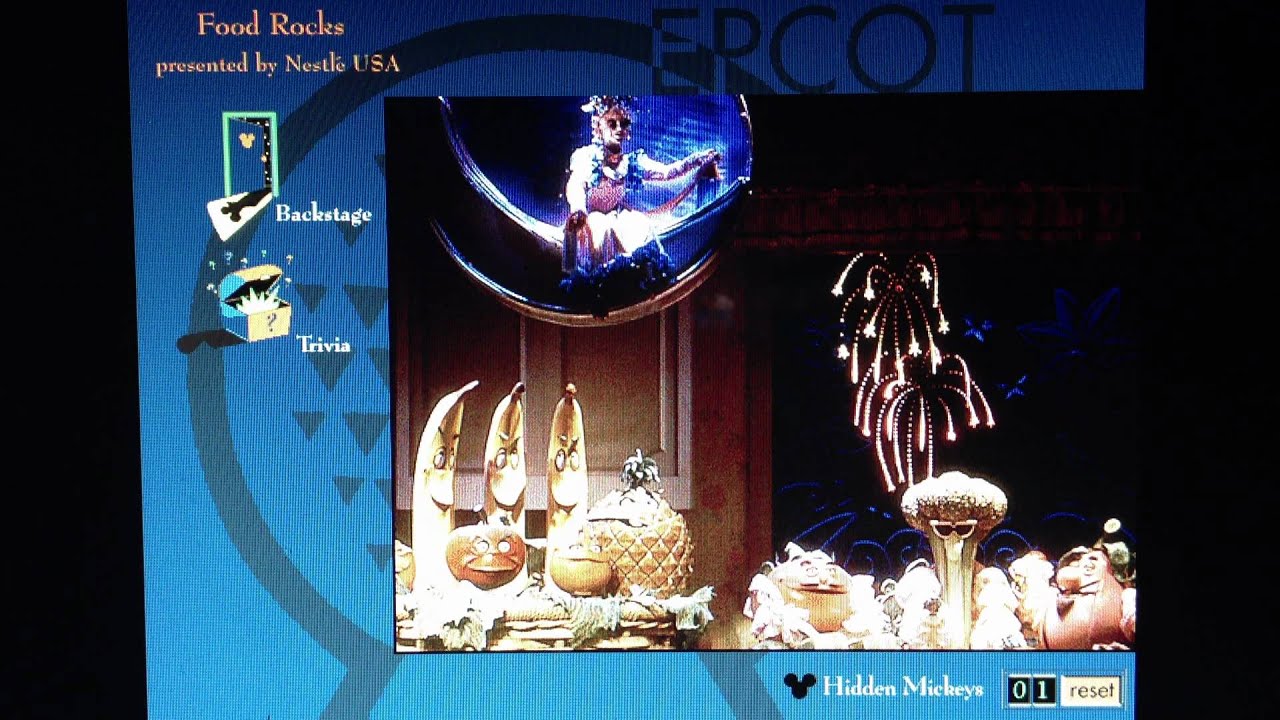 WDW Explorer 1998- Food Rocks