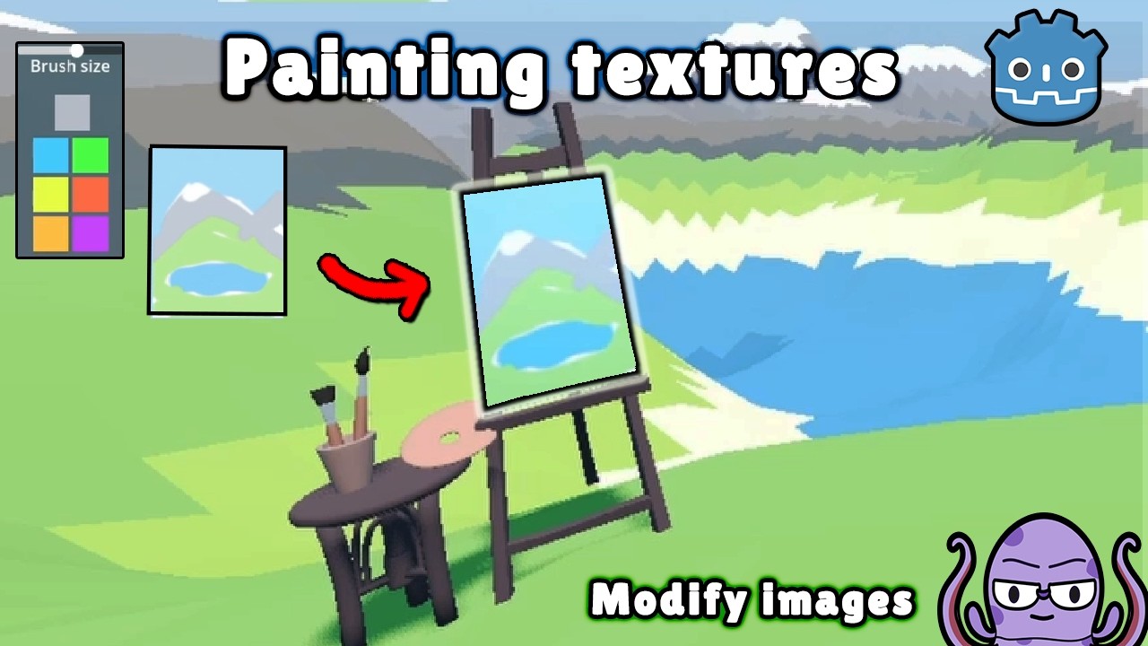Drawing Art in Godot | How to create a paint system