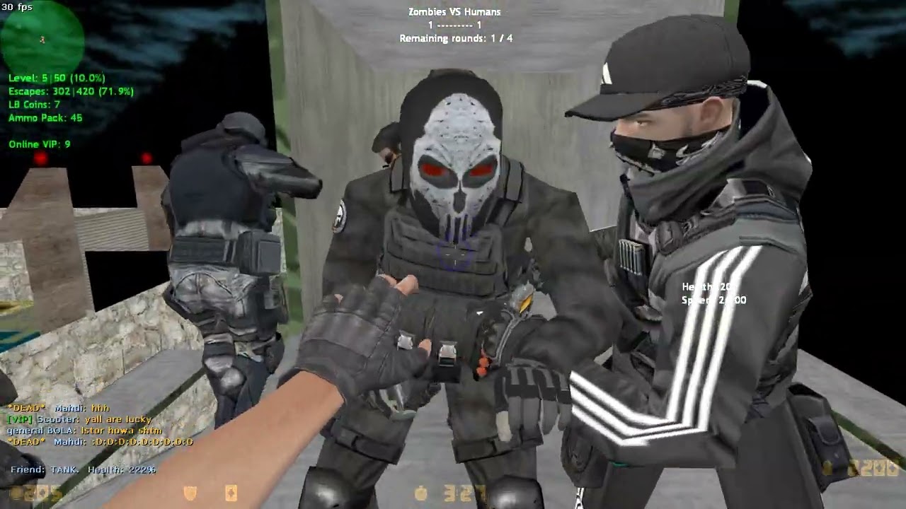 Counter Strike zombie escape on Lasting Beasts