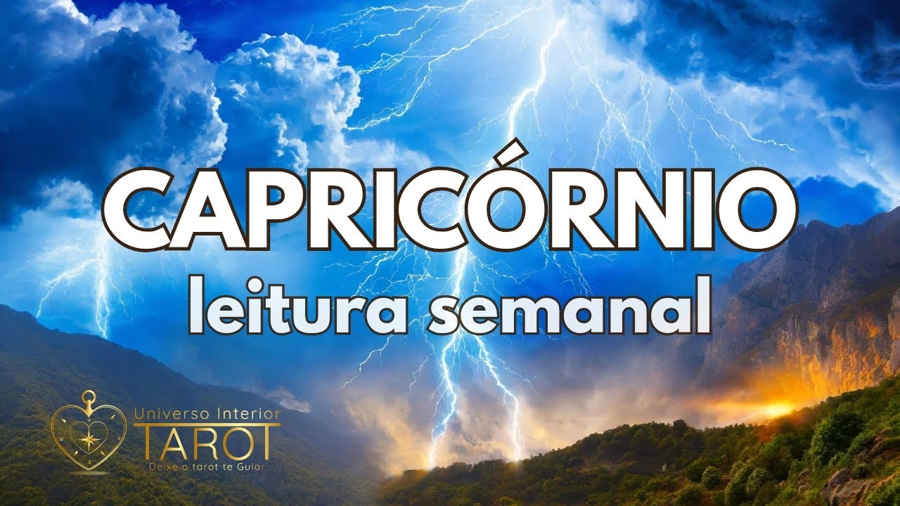 CAPRICÓRNIO ♑ A TORRE VEM TE DAR UM ALERTA ⚡