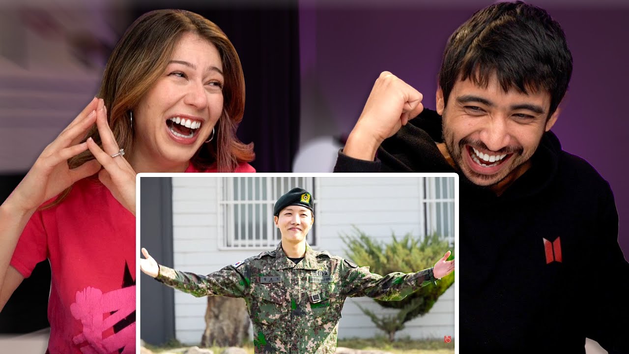 Реакция Джей Хоупа на увольнение из армии!!