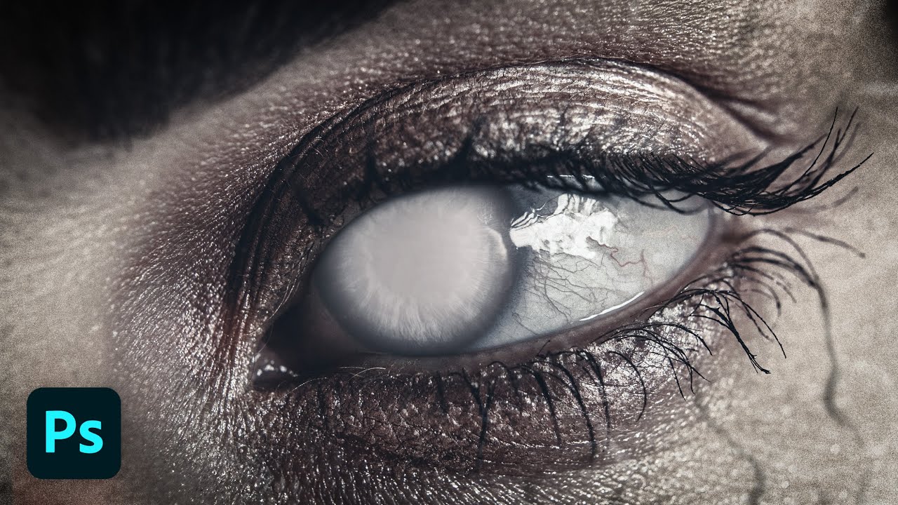 Byakugan eyes & veins • Photoshop tutorial | Naruto