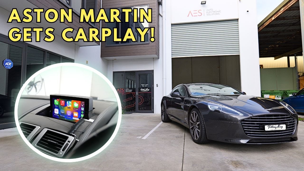 Теперь вы можете добавить CarPlay на старый Aston Martin!