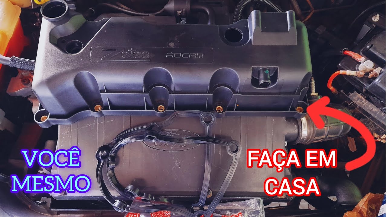 COMO TROCAR A TAMPA DE VÁLVULAS DO MOTOR ZETEC ROCAM