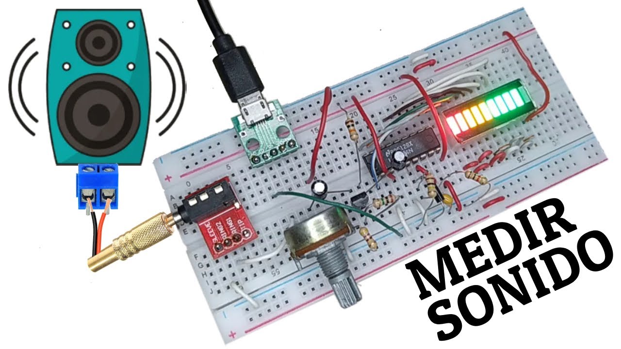 ¡Construye un Vúmetro Electrónico y Mide Audio con Estilo!