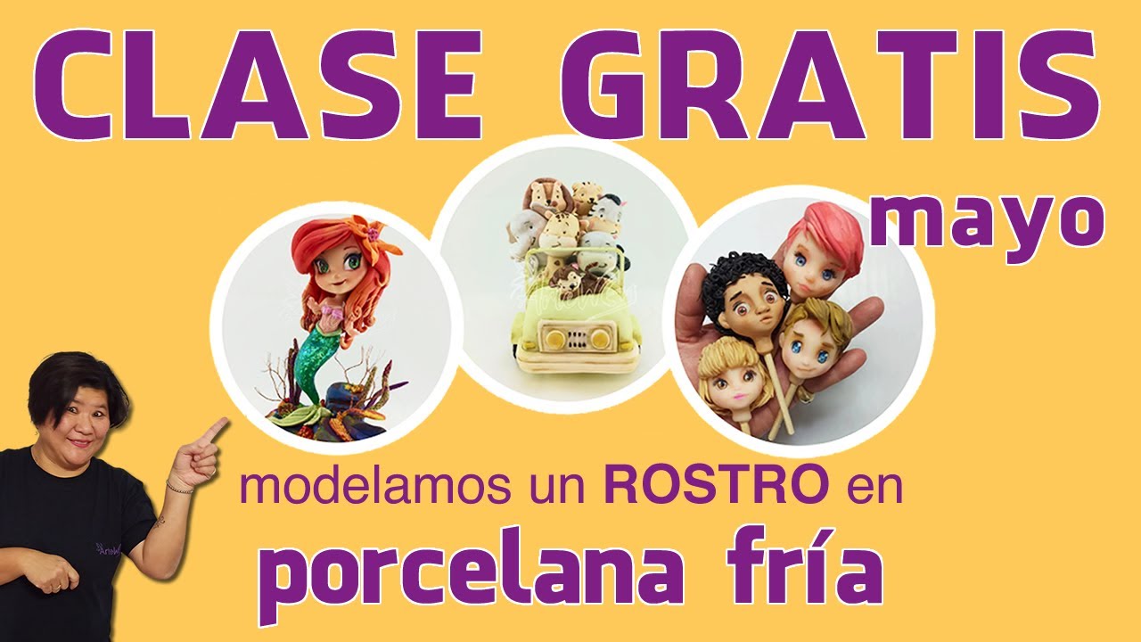 Clase Gratis de Porcelana Fria 1: Modelamos un rostro básico.
