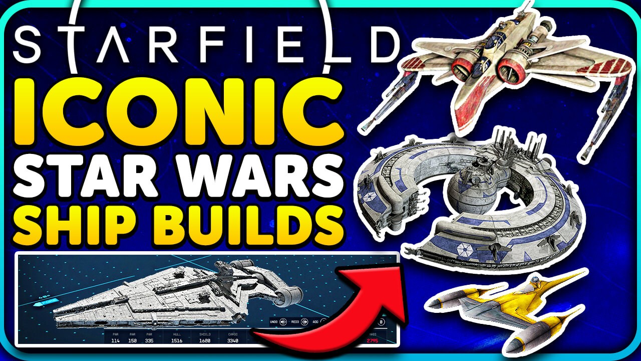 Starfield Star Wars Ship Builds are INCREDIBLE!