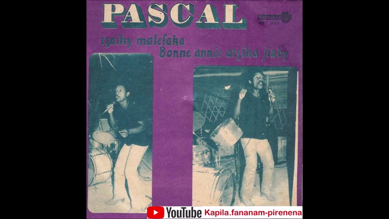 Pascal - Bonne année atsika jiaby (Discomad original 45 tours) - Madagascar.