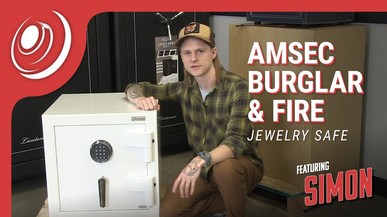 AMSEC JS2020E5 Burglar & Fire Jewelry Safe