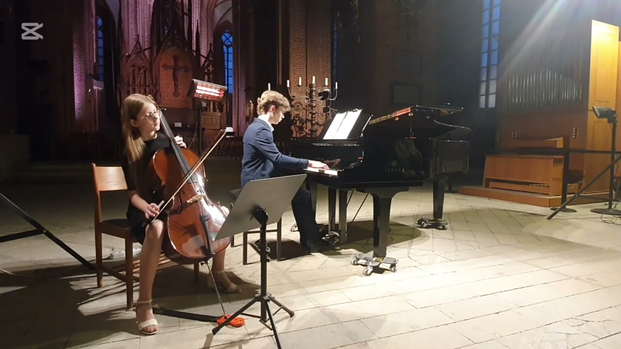 Ēriks Ešenvalds Šūpļadziesma - Joanna Tālberga (čells) / Rafaels Tālbergs (klavieres)
