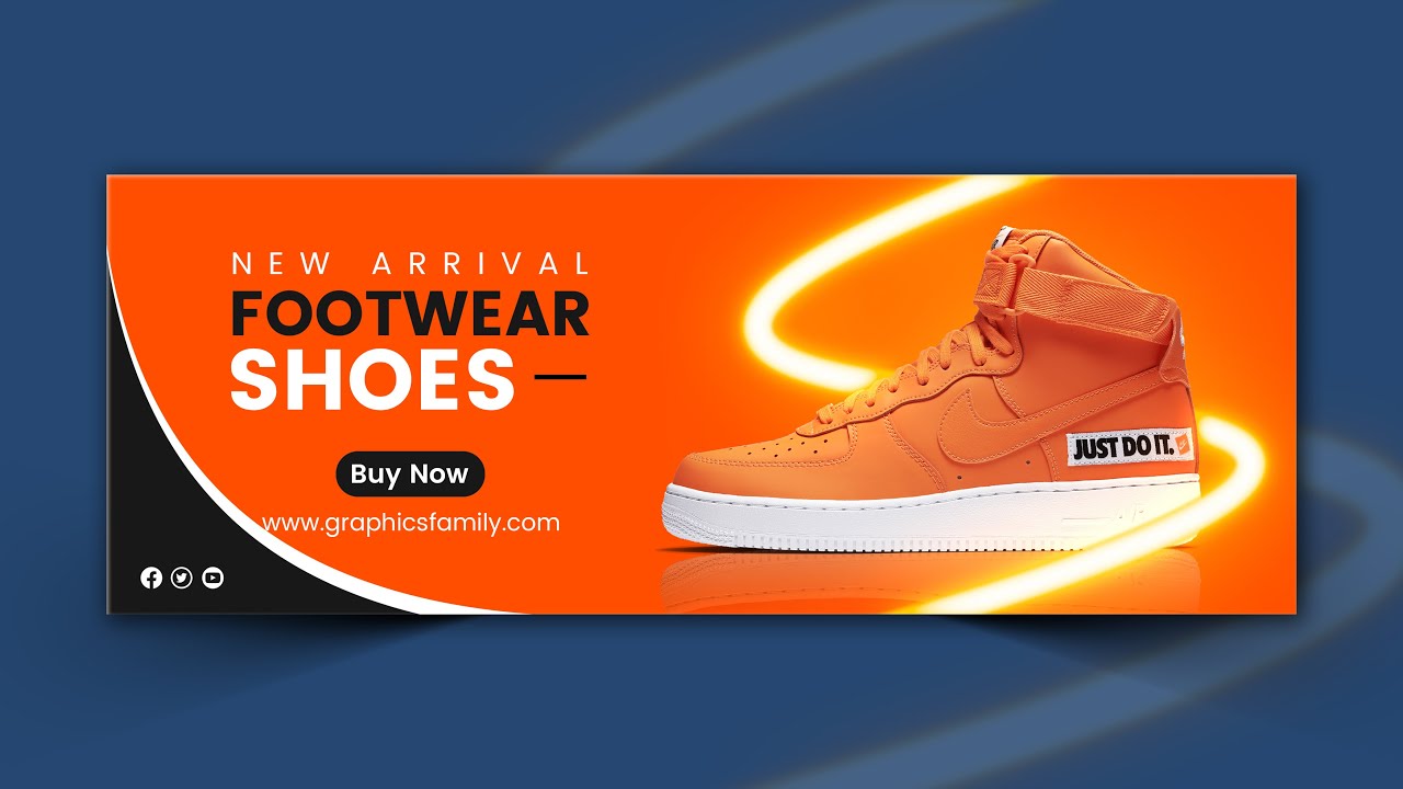 E-commerce Facebook Cover Design Photoshop Tutorial