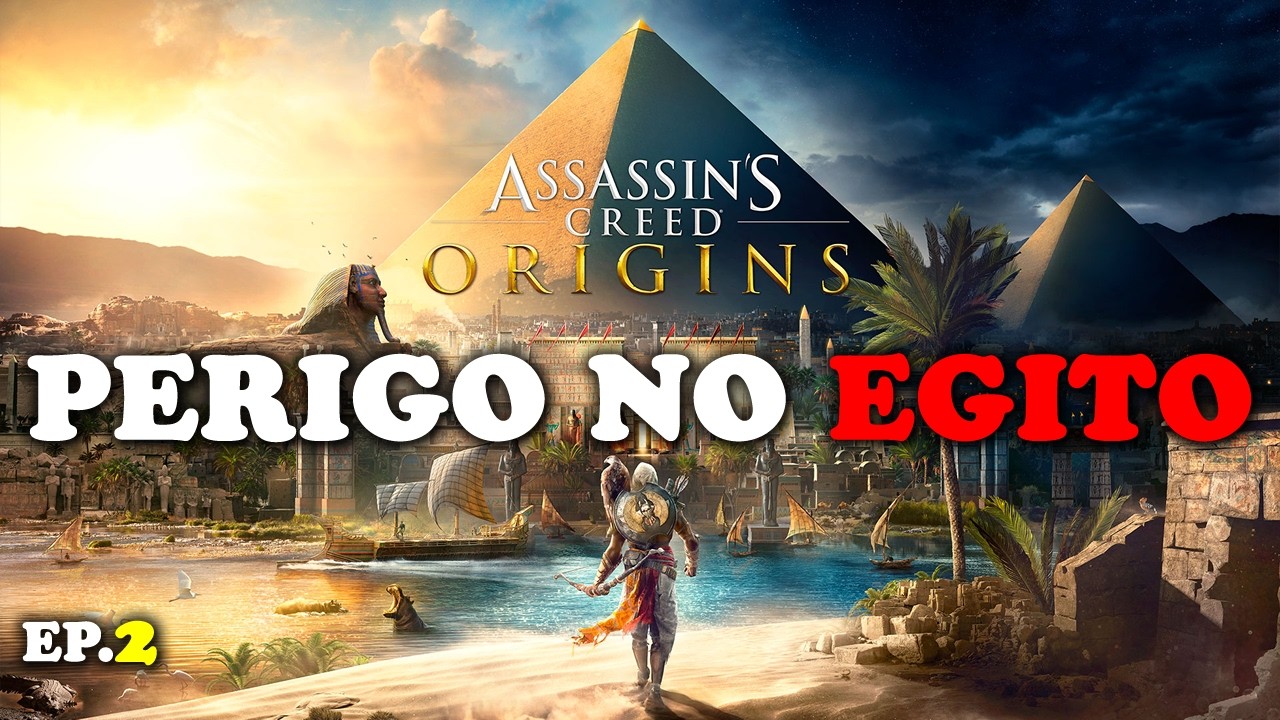 ASSASSIN'S CREED ORIGINS: O EGITO É MUITO PERIGOSO - DUBLADO PT-BR | GAMEPLAY AO VIVO | LIVE