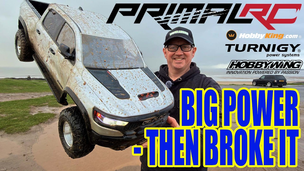 BIG Power upgrade for the Dodge Ram - until it BROKE#rc #rccars #fun
