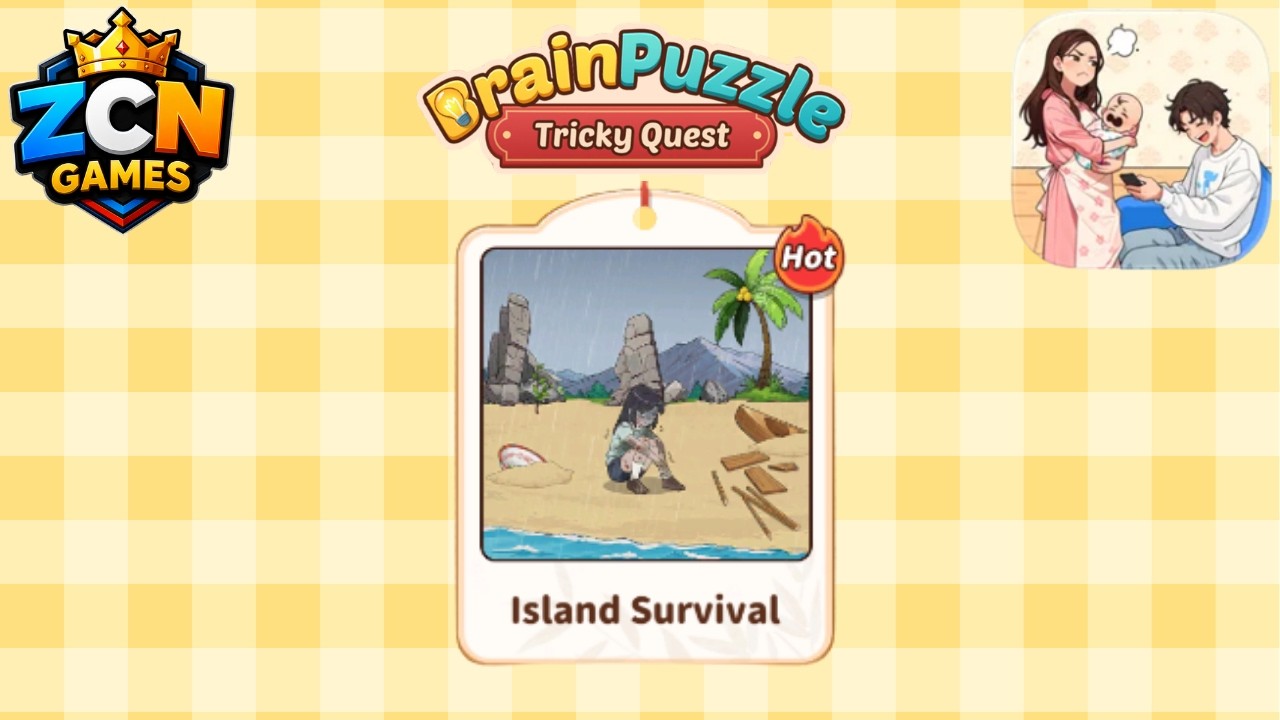 Brain Puzzle: Tricky Quest &ndash; Island Survival Walkthrough | Solution