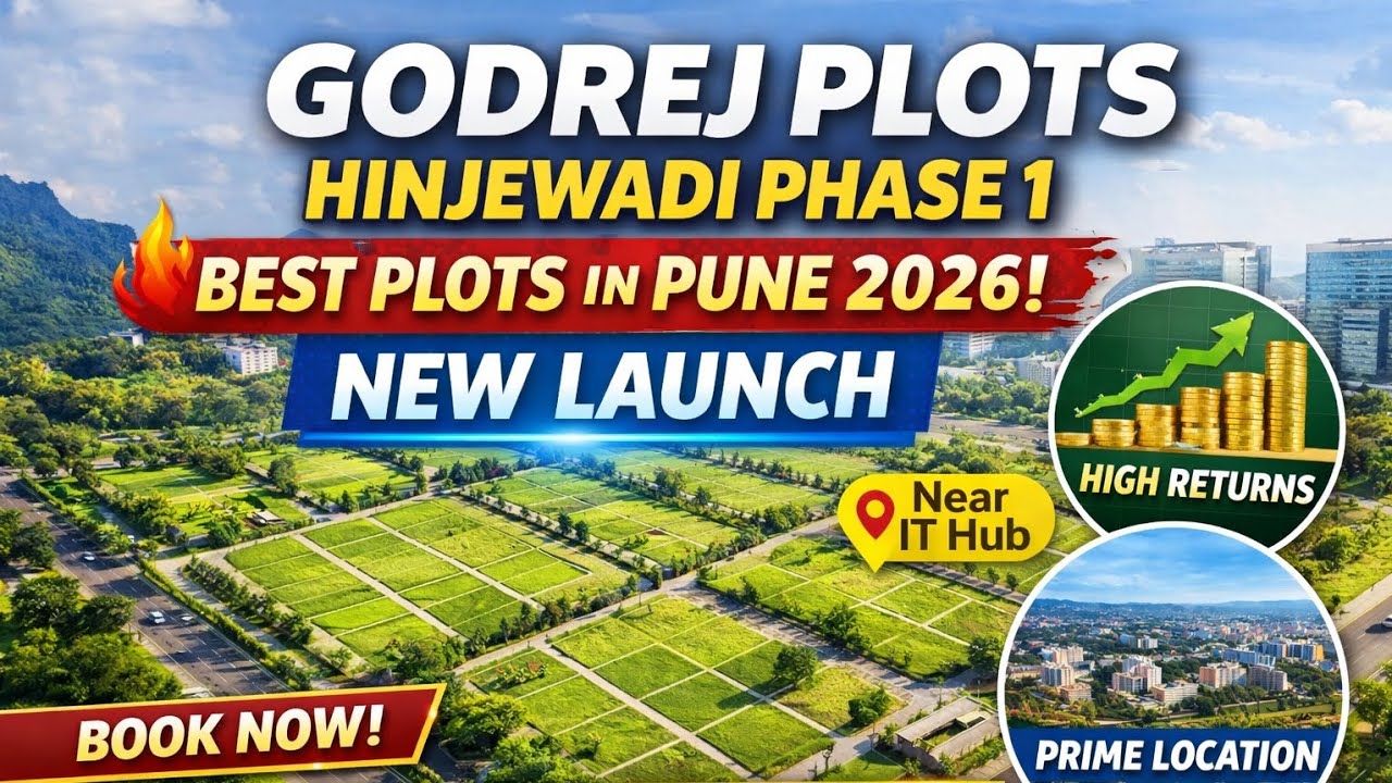 Pune Plots New Launch 🔥 Godrej Plots full project tour | Hinjewadi phase 1 |  #pune #plot 