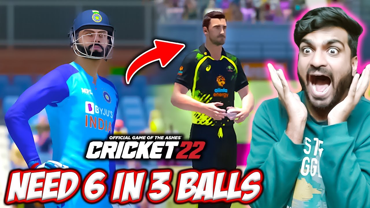 NOOB plays IND vs AUS in CRICKET22
