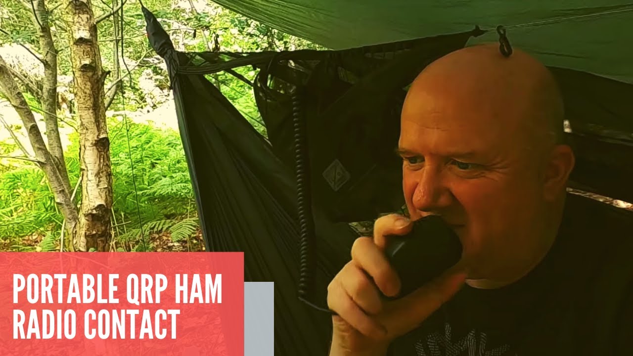 QRP amateur radio contact using a sloping dipole | Yaesu FT-817nd | ham radio basics