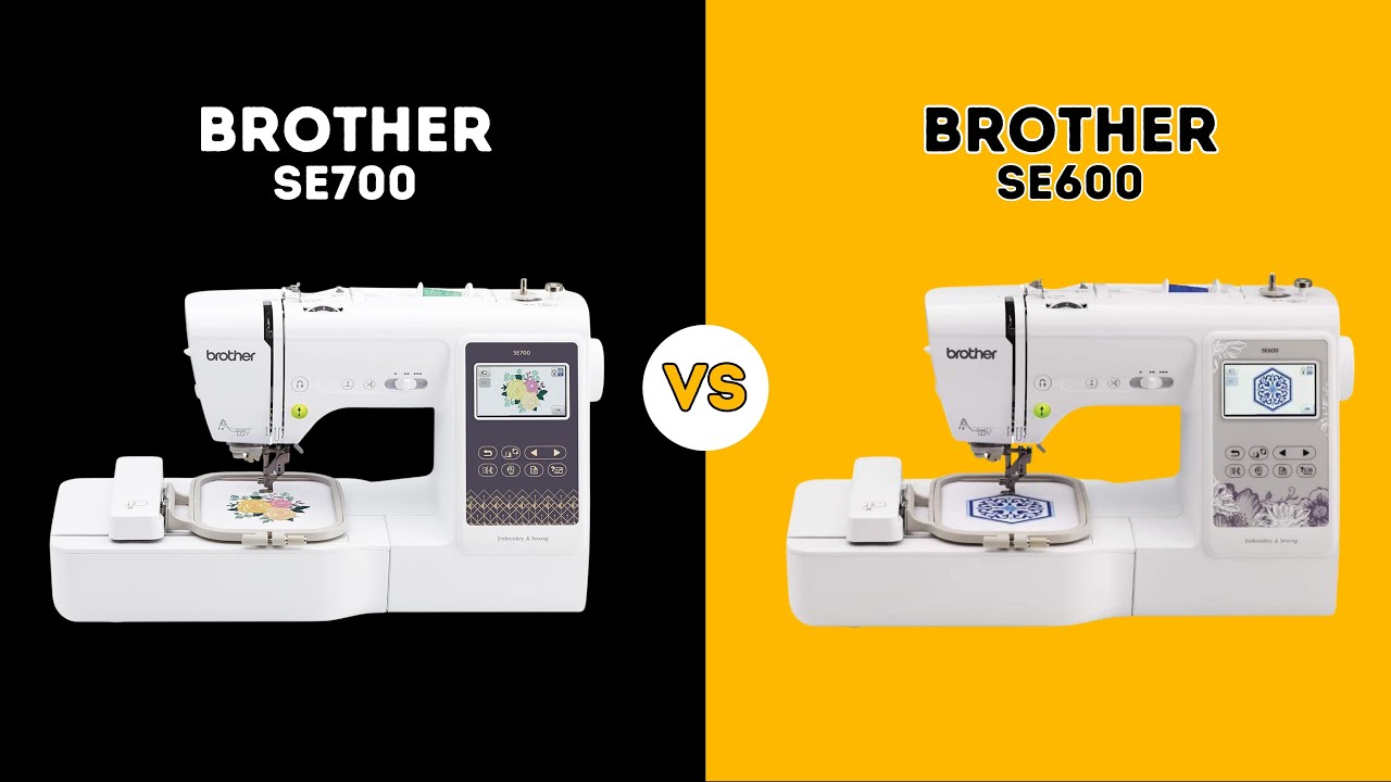 ⭐ BROTHER SE700 ПРОТИВ BROTHER SE600 ⭐ | СРАВНЕНИЕ