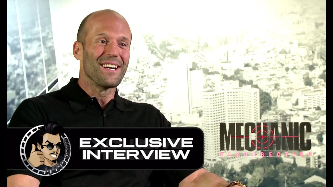 Jason Statham Exclusive MECHANIC: RESURRECTION Interview (JoBlo.com)